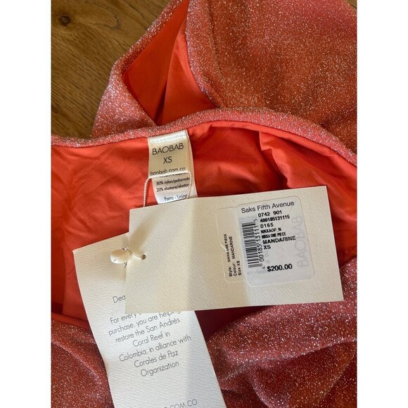 Baobab Nikka One Piece Mandarine Orange Womens Size XS - Picture 11 of 13